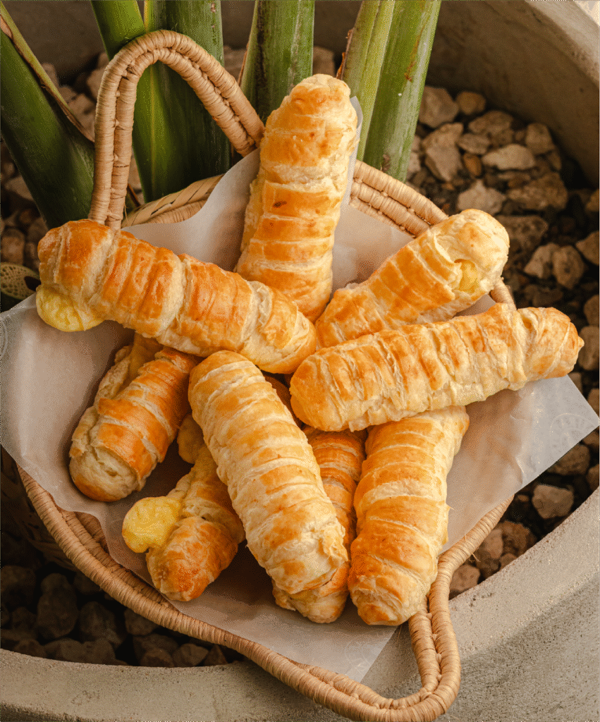 Palitos de queso de la panadería de La Casa Voltiá